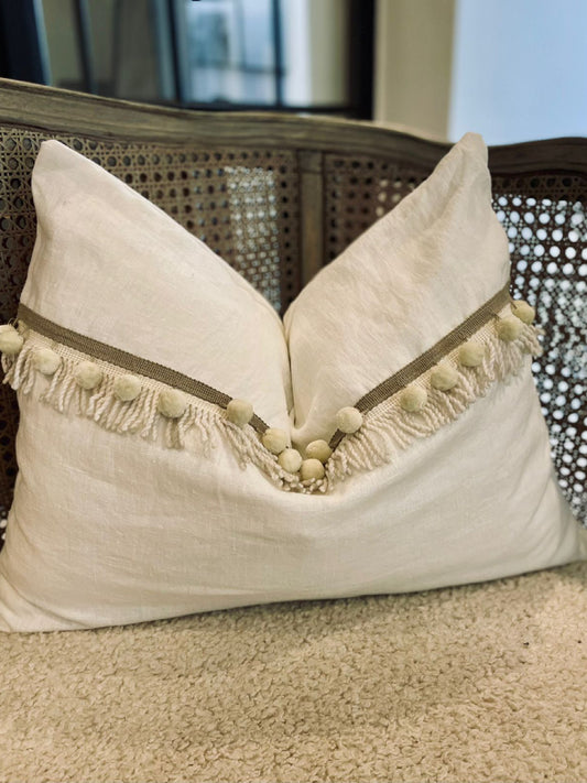 Linen Frills scatter pillow range