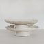 Oval Scalloped cake stand