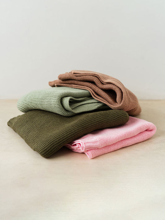 Pile of Cotton Baby Blankets at Trend{ING}