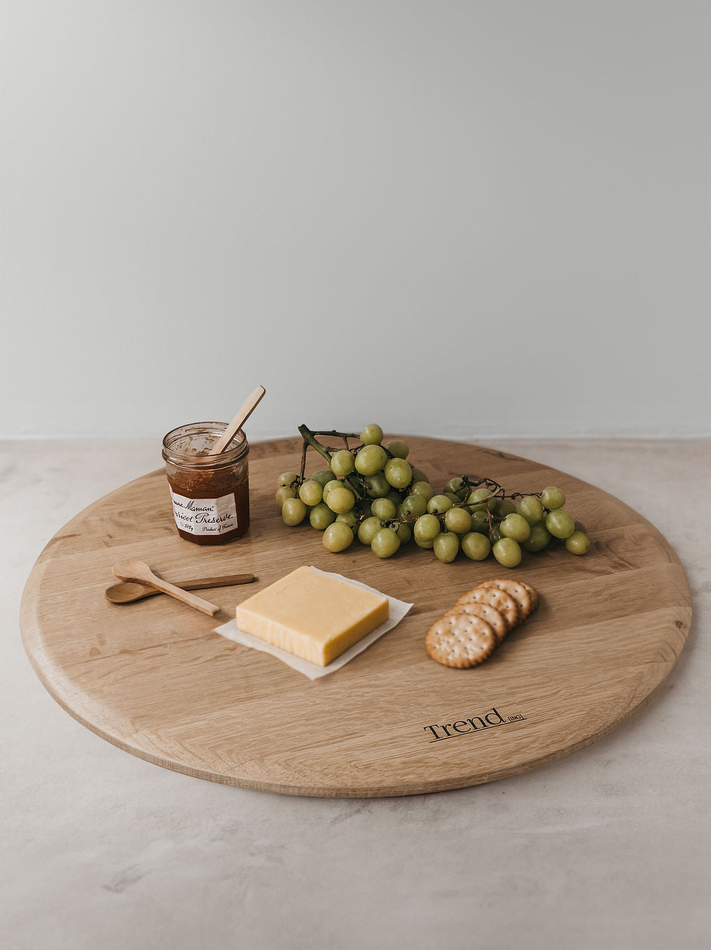 XL Round Wooden Serving Board