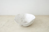 Trend{ING}s Drunken Stone Salad Bowl in Stone finish; Viewed from the top; empty bowl