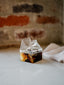 Trend{ING}s  Milk Carton Glass Jug with fresh milk pour and a napkin beside it