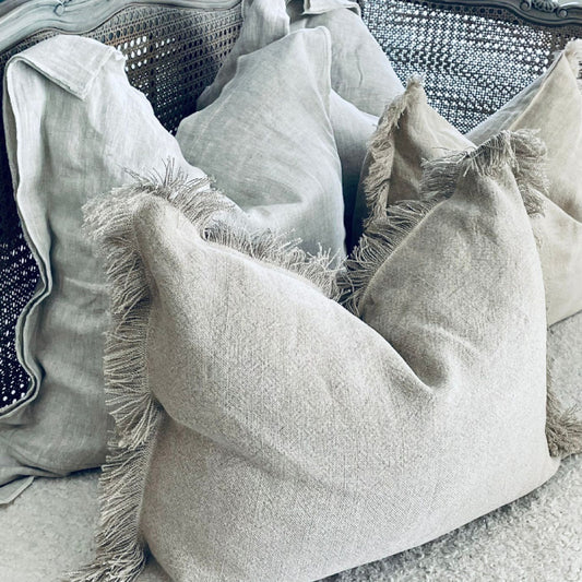 Linen scatter pillow range