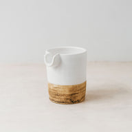 Trend{ING}s Honey Jug in Natural wooden colour bottom,