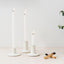 Stone matte ceramic candle holder