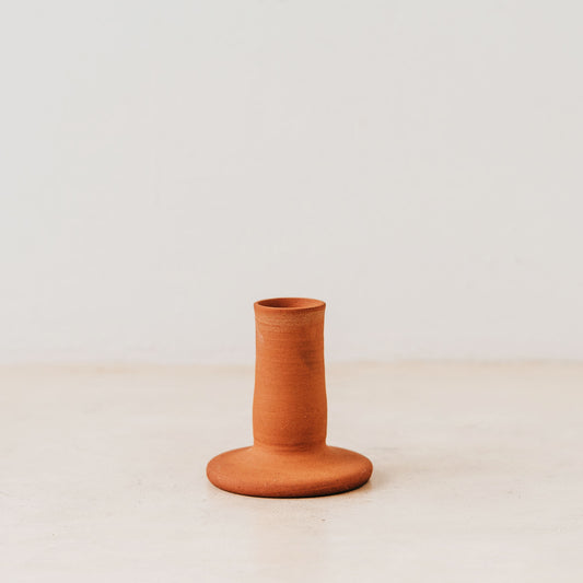 Trend{ING}s Natural terracotta ceramic candle holder - Tall