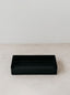 Trend{ING}s deep small steel storage tray in black, empty