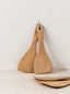 Walnut salad servers (small - set of 2)