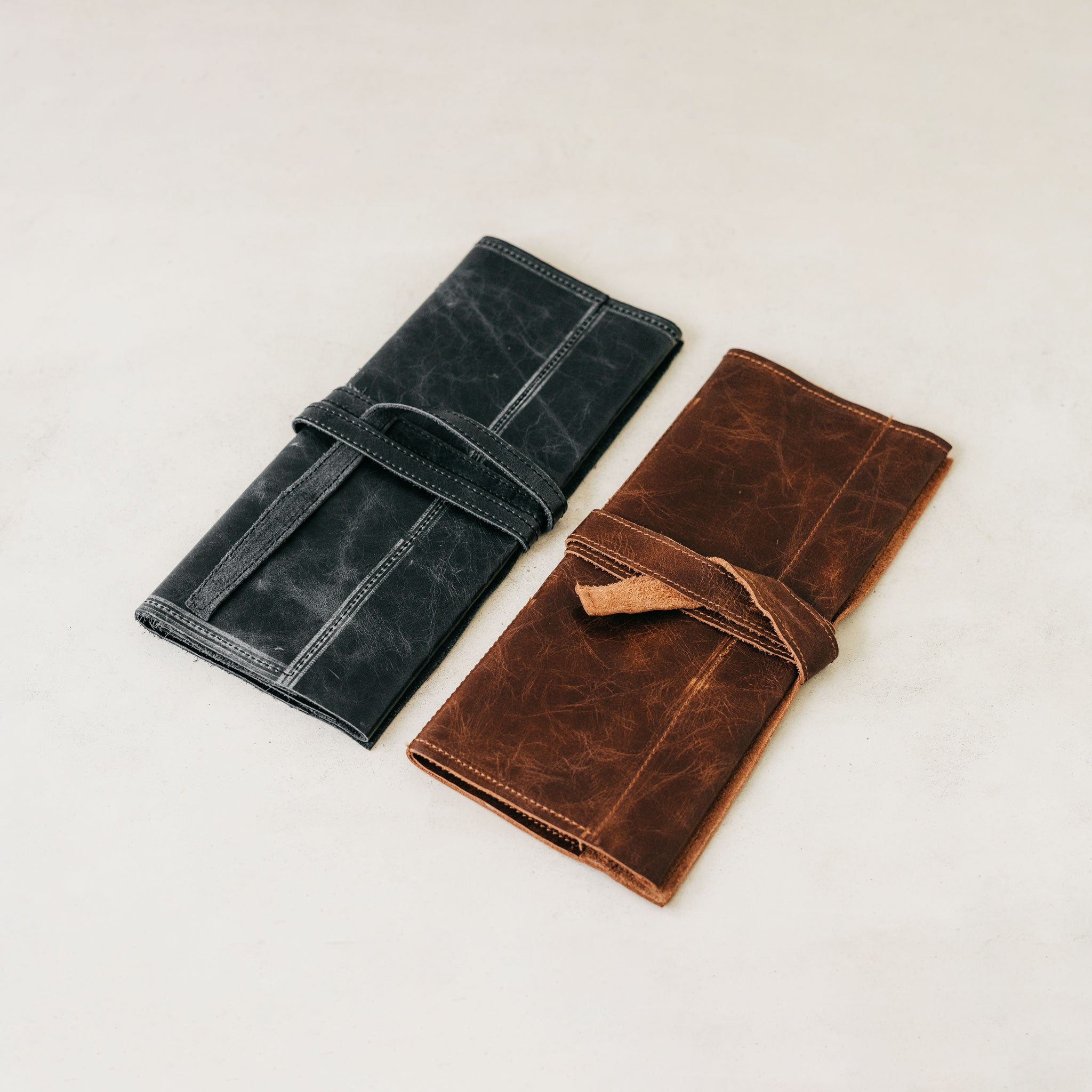 Leather cable organizer