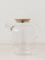 Glass Teapot with bamboo lid