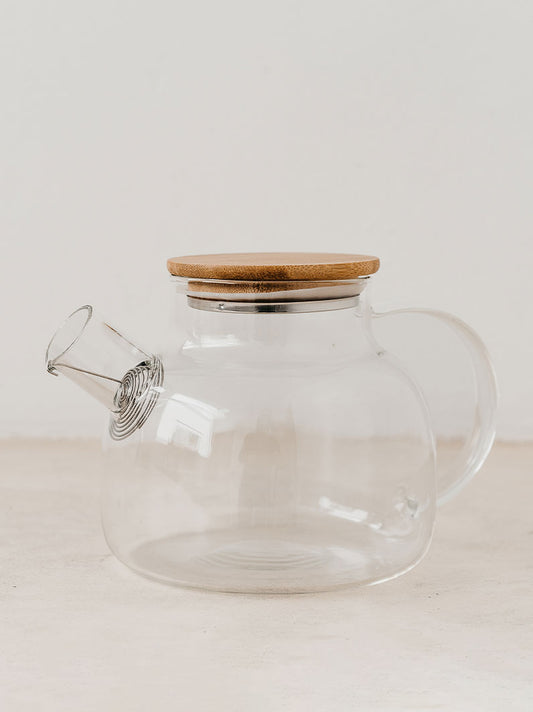 Trend-ings Glass Teapot (800ml) standing empty