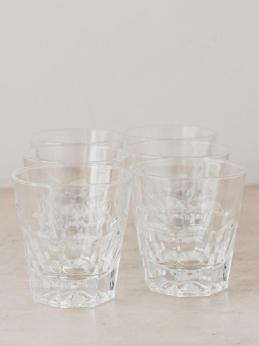 Glass Picardi tumblers (set of 6)