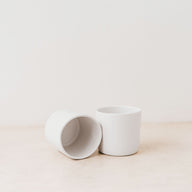 Trend-ings stone beakers for organisation in white