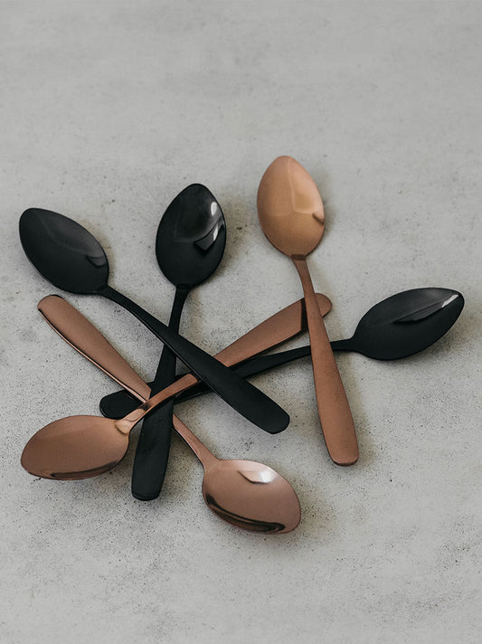 Trend-ing Teaspoons in Rose gold and black colours