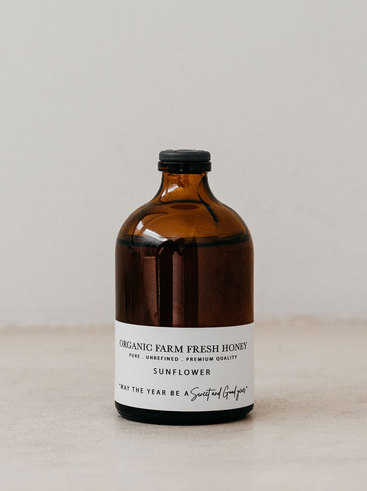 Trend{ING}s Amber honey jar & Wooden Dipper bottle